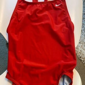 NWT Red Nike Womens Size 10 Swimsuit